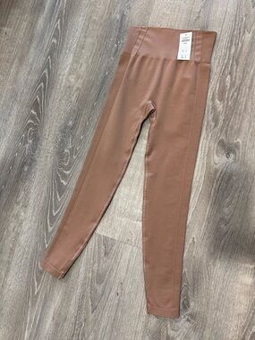 YPB Abercrombie & Fitch High-Waist Leggings in Brown